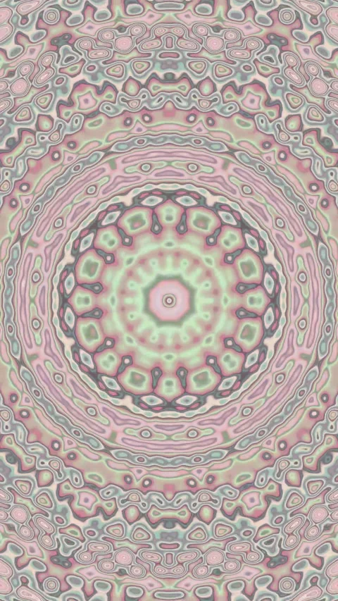 Hypnotic tunnel vision digital art vj loop with seamless looping background.. Stock Footage 321574420