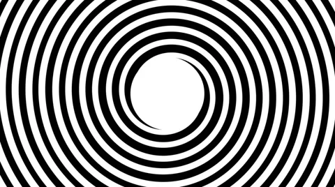 Hypnotic turning spiral, seamless loop animation 動画素材 46545822