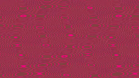 Hypnotic wave pattern texture: Seamless abstract red lines loop background. Stock Footage 341059155