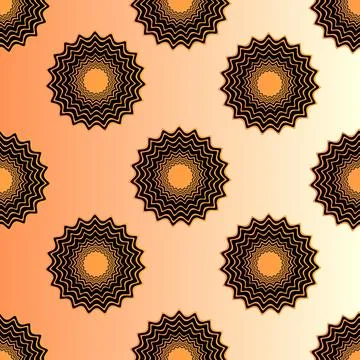 Hypnotic  Waves Stock Illustration