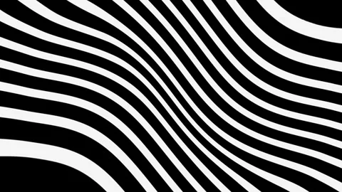 Hypnotic Zebra Zine Looping Pattern Background Stock Footage 257267437