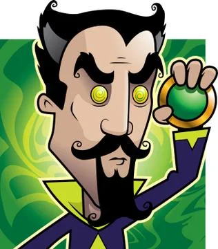 Hypnotist Amulet Stock Illustration