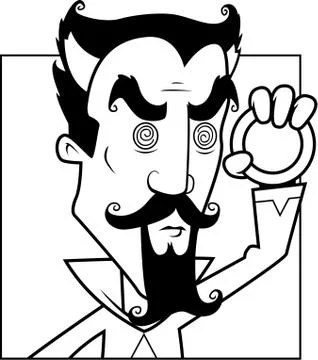 Hypnotist Amulet Stock Illustration