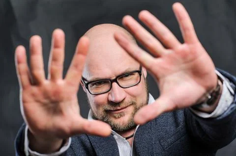 The hypnotist Stock Photos