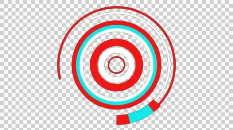 Hypnotize color circle Stock Footage 44213485