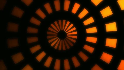 Hypnotize golden loops Stock Footage 98259470