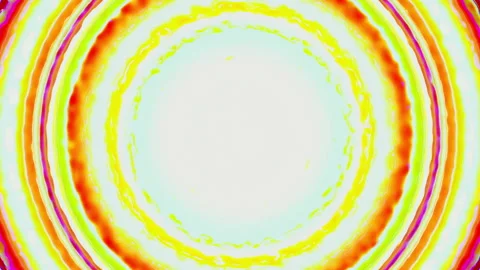 Hypnotizing Colorful Rings Background Loop Stock-Footage 243331944