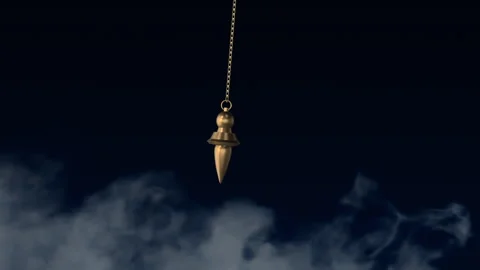 Hypnotizing idea with a mysterious backdrop and pendulum 库存影片 254900108