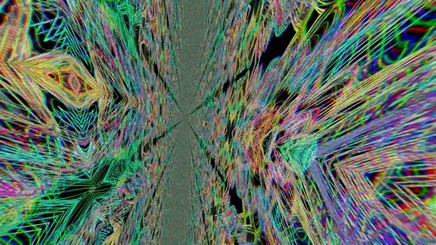 Hypnotizing pattern light leaks iridescent background. Stock Footage 112291494