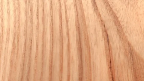 Hypnotizing wooden texture patterns with a damaged spot, close moving shot Stock Footage 109136658
