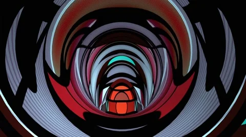 HypnoTunnel E Stock Footage 65444780