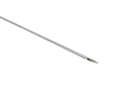 Hypodermic needle point Foto stock