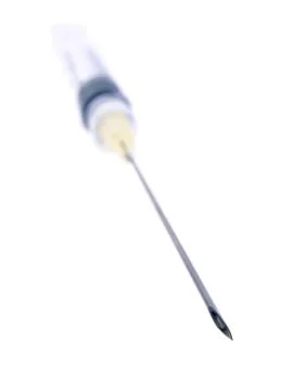 Hypodermic needle point Stock Photos