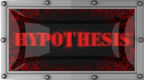 Hypothesis on led Stock Footage 8760938