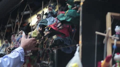 Hysterical witches Stock Footage 11629654