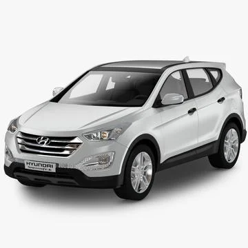 Hyundai SantaFe 2013-2016 3D Model