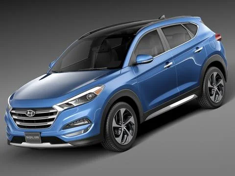 Hyundai Tucson 2016 3D Model