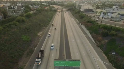 I-10 freeway in Los Angeles Video stock 59746881