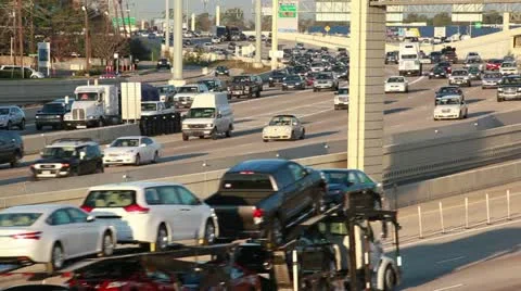 I-10 Freeway No.1 Video stock 22035071