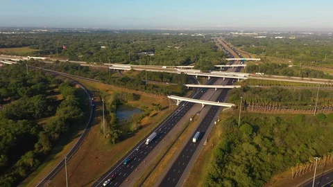 I-4 &amp; I-75 Interchange 스톡 동영상 127332660