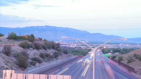 I-40 Traffic Stock Footage 836420