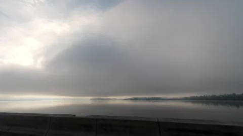 I-90 Bridge Going Over Lake Washington Stock Footage 256237319