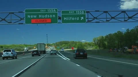 I-96 bridge overpass replacement 스톡 동영상 10998618