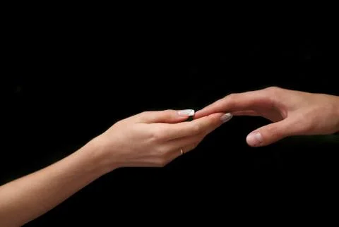 I am afraid to touch Stock Photos