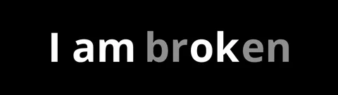 I am broken sign. Concept of I am broke and I am OK 動画素材 242851687