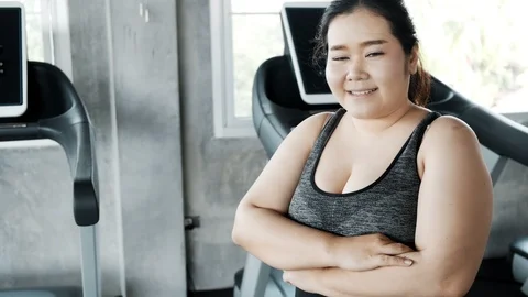 I am a confident plus size woman. Stock Footage 103438393