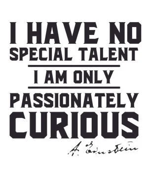 I am curious - einstein Stock Illustration