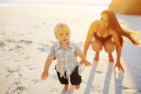 I am off to do some exploring Mom Stock Photos