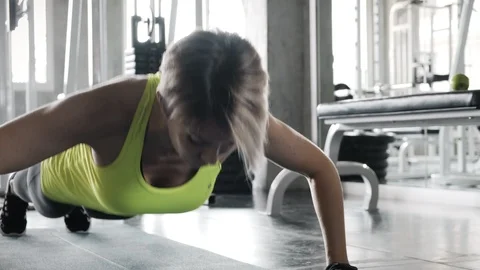 I am doing push up. Stock Footage 103438527