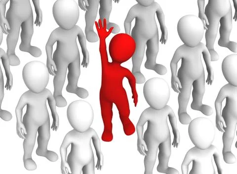 I am here! Stock Illustration