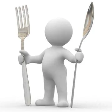 I am hungry Stock Illustration