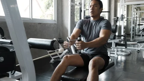 I am hurt, using too much weight. Stock Footage 103438294