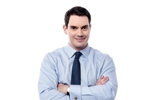I am joined as a manager here. Stock Photos