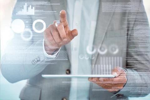 I am knowledgeable enough to do this. an unrecognizable businessman sitting Stock Photos