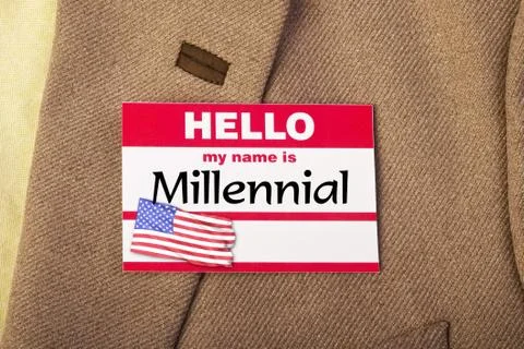 I am a Millennial. Stock Photos