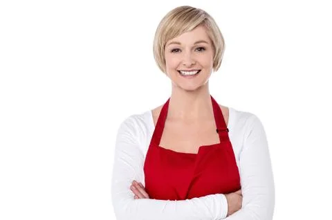 I am the  new chef here. Stock Photos
