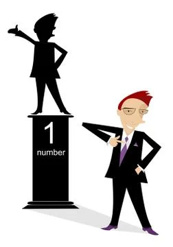 I am number one Stock Illustration