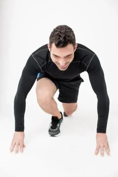 I am ready for the challenge. Stock Photos