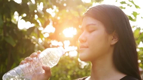I am so thirsty. Stock Footage 104070386
