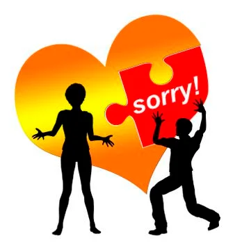 I am sorry Illustrazione stock