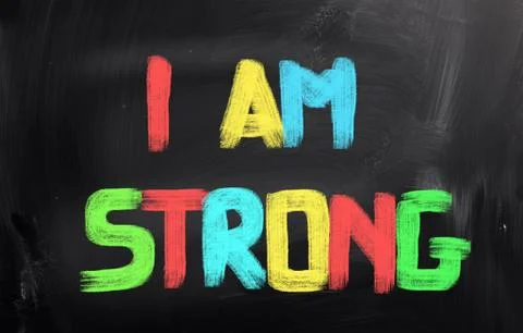I am strong concept Stock Illustration