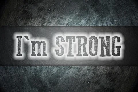 I am strong concept Stock Illustration