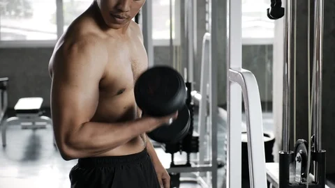 I am a strong man. Stock Footage 103438612
