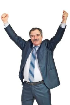 I am the winner! Stock Photos