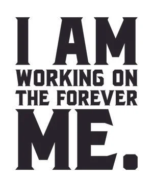 I am working on the forever me Illustrazione stock