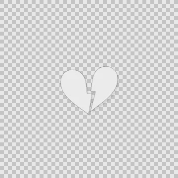 I Broken Heart Alpha animation clip for video or presentation Stock Footage 56610439
